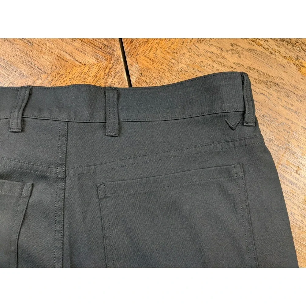 Callaway‎ Golf Pants Optimum Performance Athletic 31(33*)x32 Black Breathable